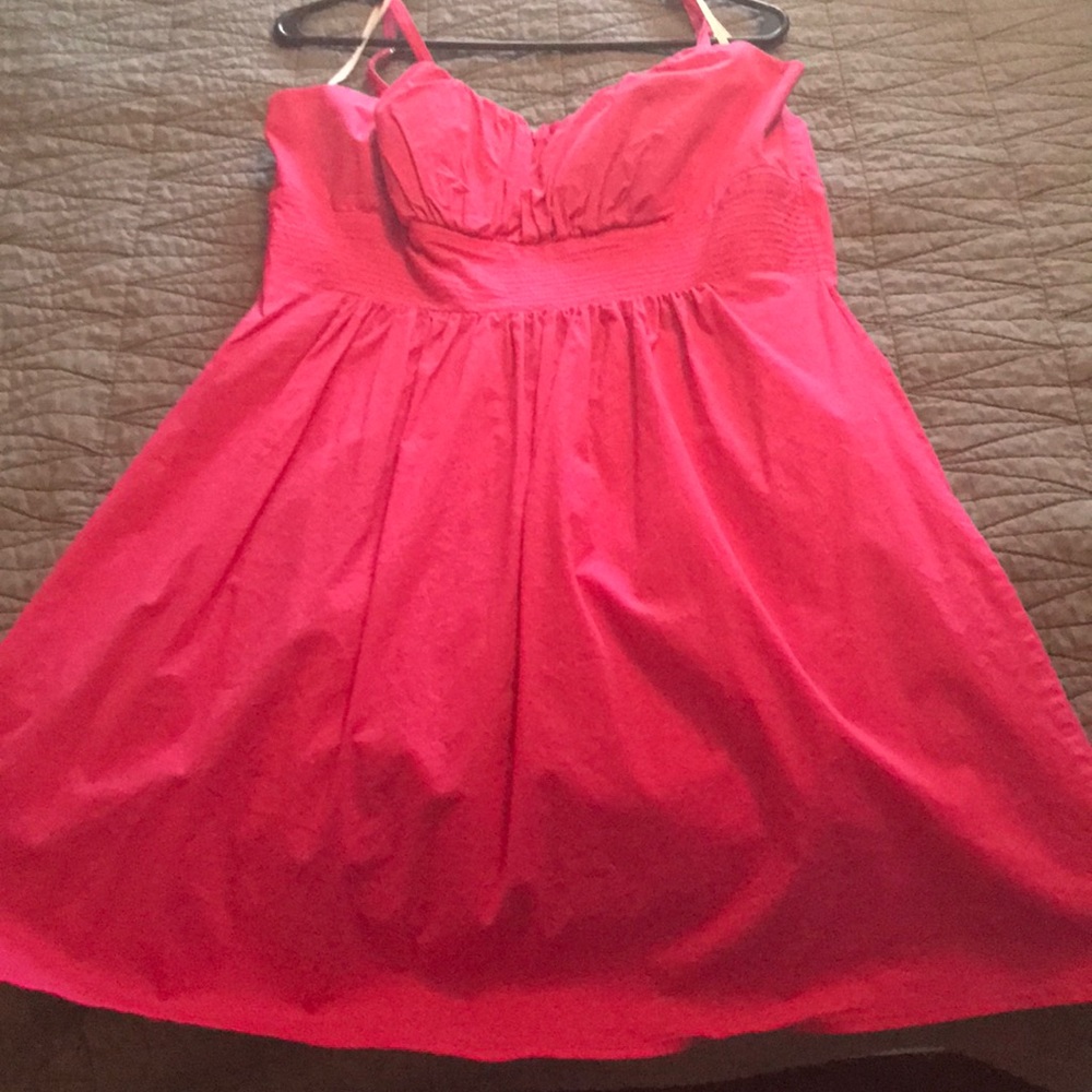 Pink cotton dress